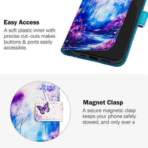 Funda De Piel A Prueba De Golpes Para Teléfono Inteligente Huawei P, Ranura Tipo Cartera, Tarjeta Ch059s