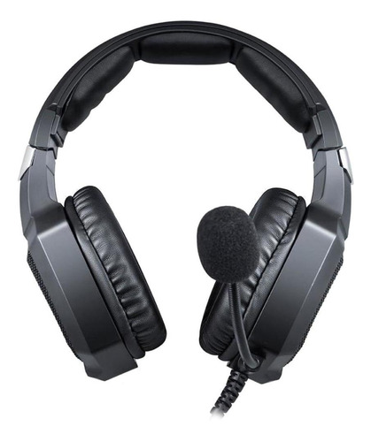 Audífonos gamer Onikuma K8 negro con luz rgb LED