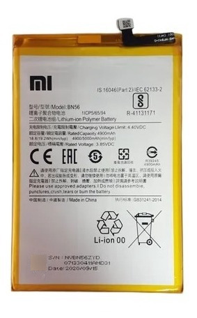 Bateria Pila Xiaomi Redmi 9a Bn56 Con Garantia