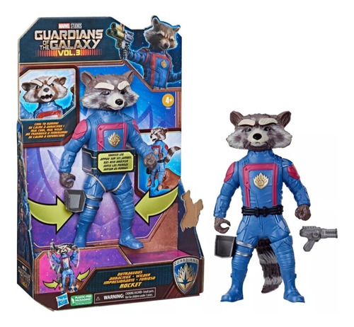 Figura De Accion Marvel Guardianes De La Galaxia 3 Rocket 