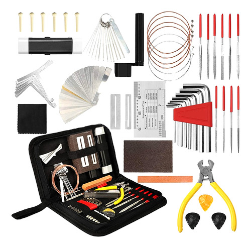 Kit De Herramientas De Reparación De Guitarras: Medición, Pu