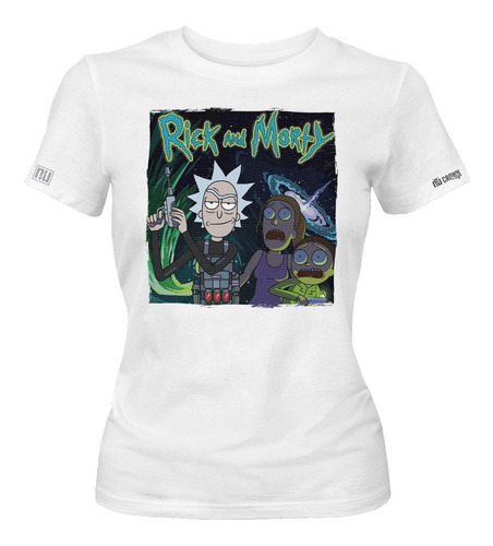 Camiseta Rick And Y Morty Póster Arma Serie Dama Mujer Idk