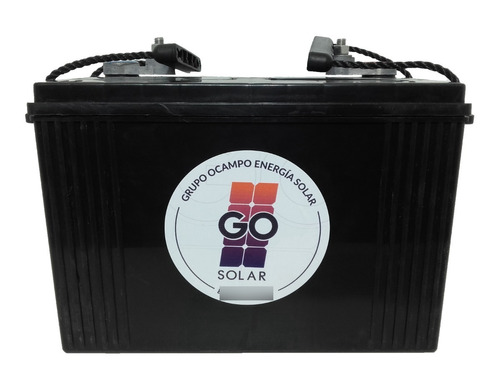 Bateria Gel Go Solar Ciclo Profundo 12v 125ah Panel Náutica