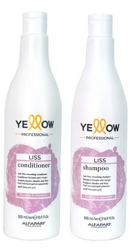 comprar Kit Shampoo + Acondicionador Yellow Liss 500 Ml