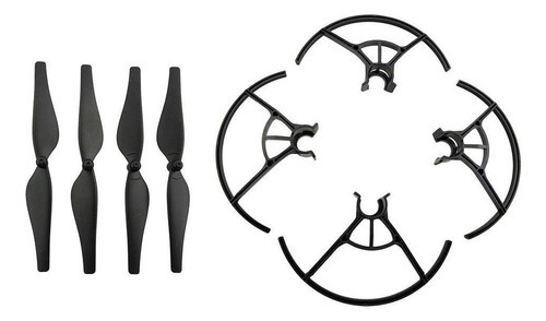 4 Piezas Hélices Y Cubierta Protectora Para Dji Tello Rc Color Fix