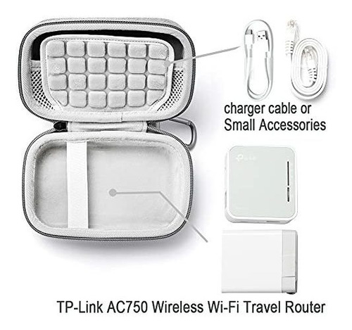 Estuche Almacenamiento Duro Para Tp Link Ac750 Wireless