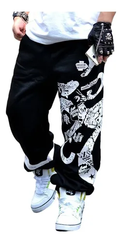 Pantalones anchos hip hop sale
