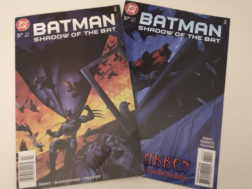 Batman Shadow Of The Bat 71-72 Dc Comics (Usado)