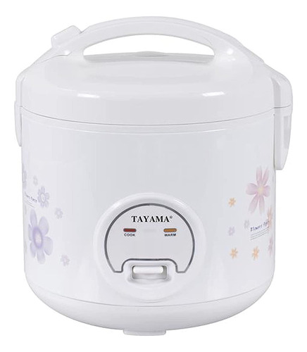 Tayama Automatic Rice Cooker & Food Steamer 10 Taza, Blanco 