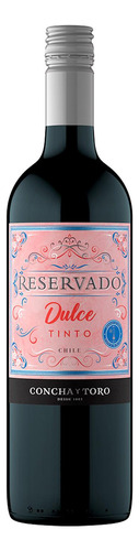 Pack De 6 Vino Tinto Reservado Sweet Red Concha Y Toro 750 M