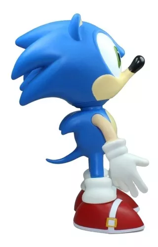 Sonic Vermelho Personagem Sonic Top Blocos Boneco