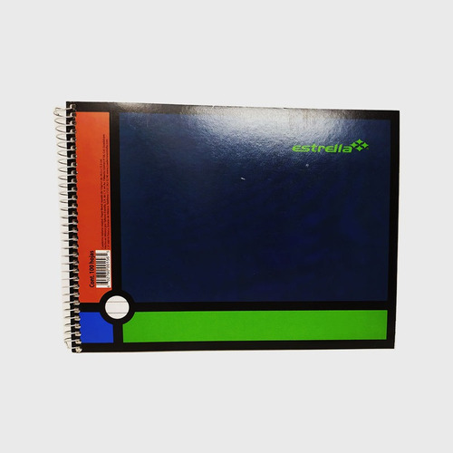 Cuaderno Forma Italiana Estrella 100h Raya Espiral 1pzs