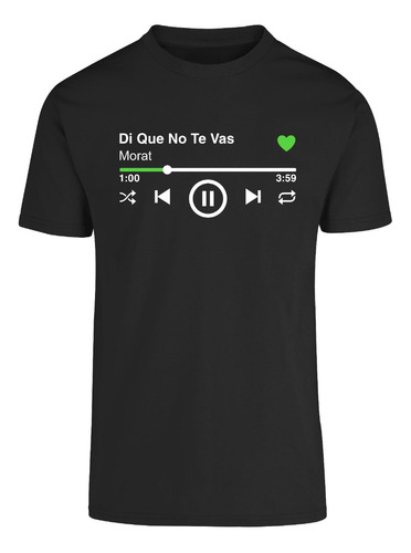 Playera Musical Morat | Di Que No Te Vas 