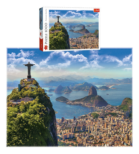 Puzzle Rompecabezas 1000 Piezas Trefl Rio De Janeiro Cristo