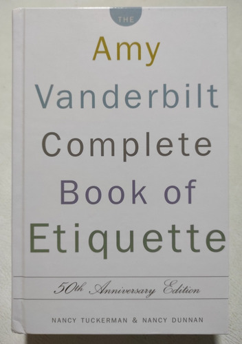 Libro Completo De La Etiqueta Social. En Inglés. Vanderbilt