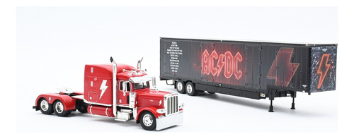 Tráiler Escala 1/64 Peterbilt 389 Mudanza Ac / Dc 69-1063