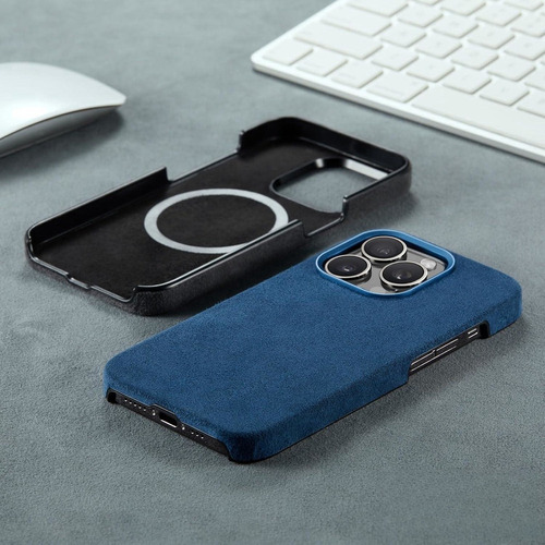 Capa Alcantara Para iPhone 16 Pro Max 15 Pro