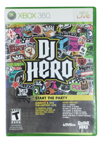 Dj Hero Juego Original Xbox 360 (Reacondicionado)