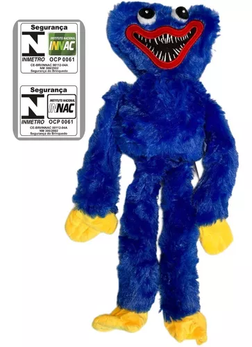 Huggy Wuggy Brasil Pelucia Azul Boneco Playtime Pop Time - Loja