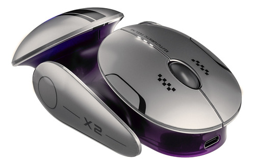 Inphic X2 Mouse Gamer Inalámbrico Silencioso Tres Modos Rgb