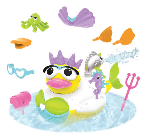 Juguete De Baño Yookidoo Jet Duck Mermaid Con Zapato Acuátic