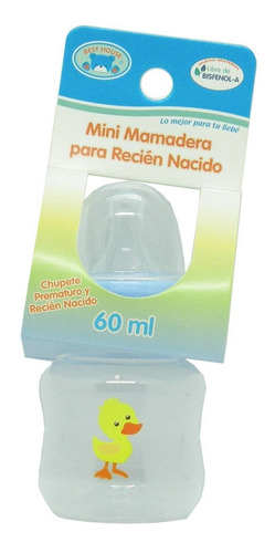 Best House Mini Mamadera Para Recién Nacido 60 Ml.