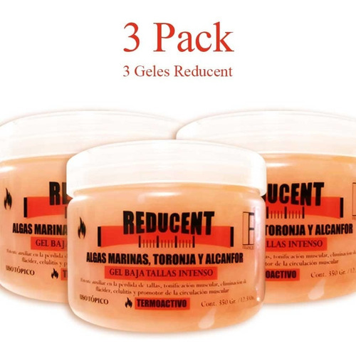 3 Pack Reducent Gel Termoactivo Baja Tallas