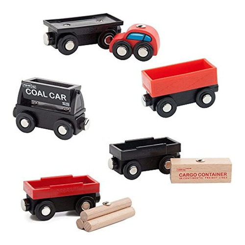 Juego Del Coche Del Tren Del Cargo De Orbrium Toys Para El F