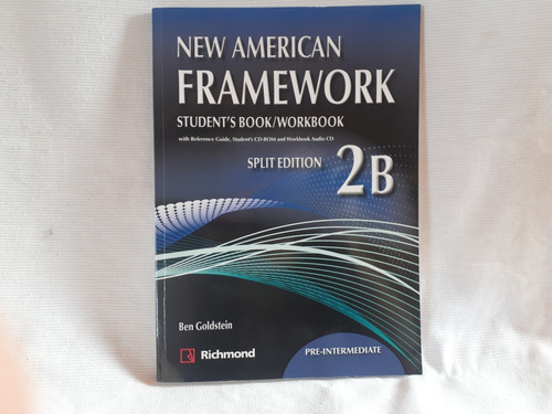 Imagen 1 de 4 de New American Framework 2b Sb & Wb Split Pre Intermediate Cds