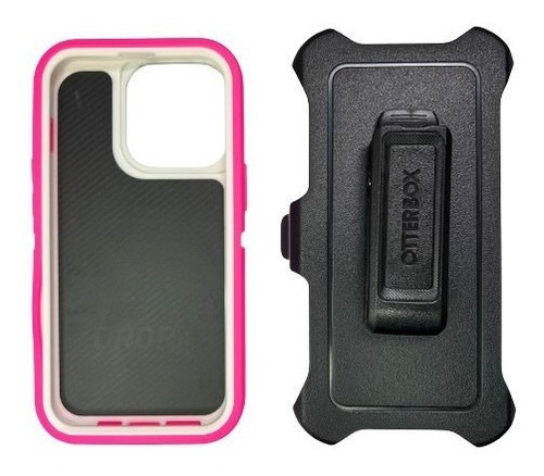 Imagen 3 de 4 de Carcasa Otterbox Defender Para iPhone 13 Pro - Fucsia