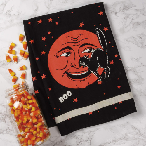 Toalla De Cocina Halloween Retro 71 X 71 Cm Boo