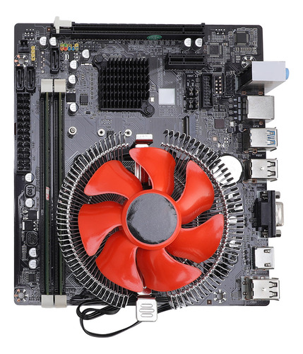 Conjunto De Placa Base De Escritorio H81 De 2 Canales Y 8 Gb