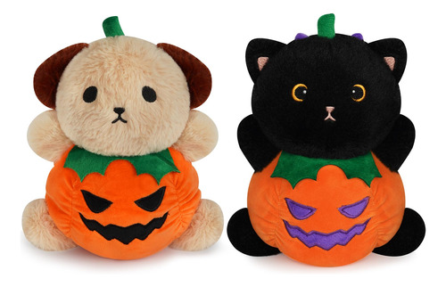 Jiajegtgt Juego De 2 Lindos Juguetes De Peluche De Hallowee.