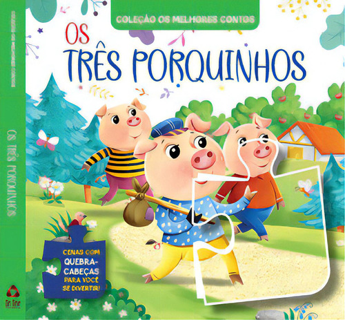 Coleção Os Melhores Contos - Os Três Porquinhos, De A Line. On Line Editora, Capa Mole Em Português