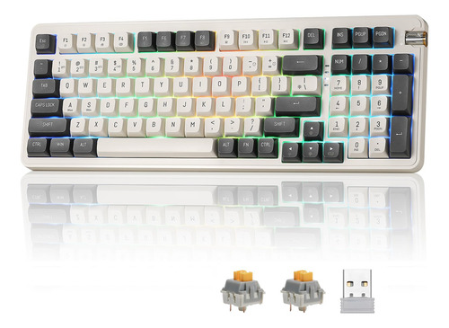 Teclado Mecánico Darkflash Df98 Tri-modo Rgb Antighosting