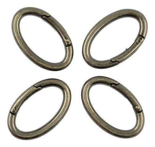 4pcs Ovales Broche De Ganchos De Muelle De Clip Para Correa