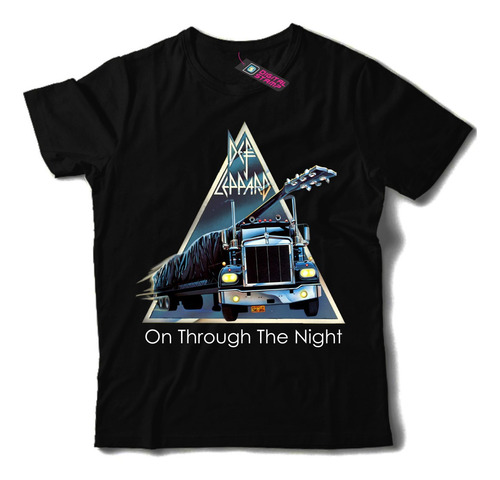 Remera Def Leppard On Through The Night T822 Dtg Premium