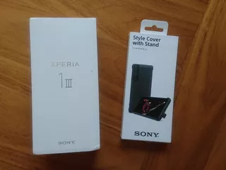 Sony Xperia 1 Iii Negro Con Funda Oficial Xqz-cbbc Negra