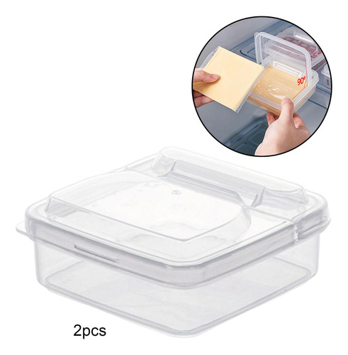 Recipiente Compacto Para Refrigerador De 2 Piezas Soporte