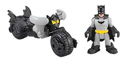 Fisher-price Imaginext Dc Super Amigos, Batman Y Batcycle