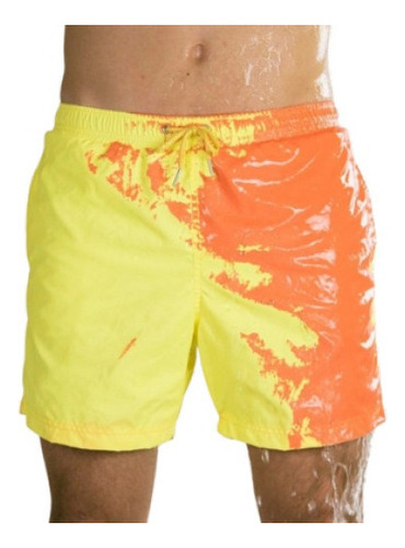 Shorts De Baño Para Hombre Shorts Playa Que Cambian De Color