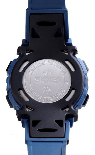 Reloj Digital Niños Skmei 1548 Camuflaje Azul Oscuro