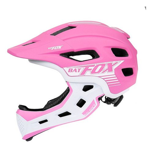 Casco De Bicicleta Integral Desmontable Batfox Para Niños )