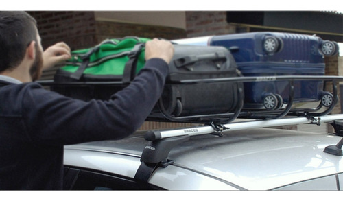Imagen 4 de 10 de Porta Equipaje Jeep Compass 17+ Barras Aluminio Bracco