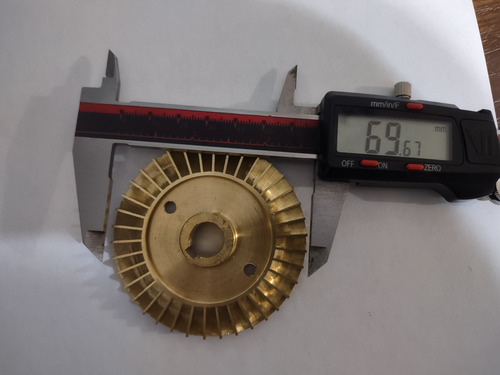 Impulsor De Cuña Para Bomba Truper Qb60 Periferica 1hp