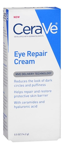 Cerave Crema Reparadora De Ojos 0.5 Oz (paquete De 4)