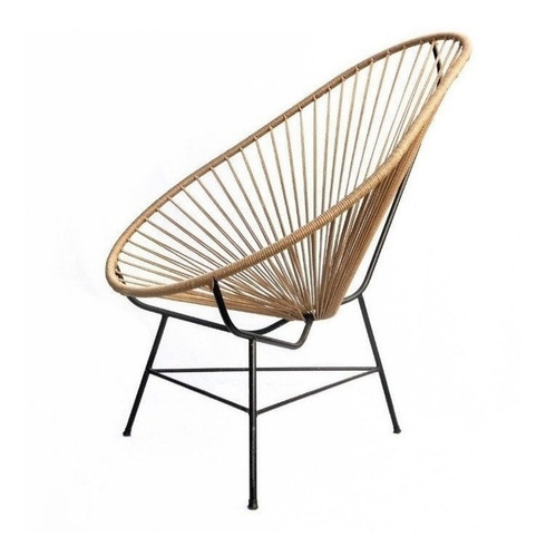 Sillon Acapulco Modelo Pera Simil Yute Cuotas