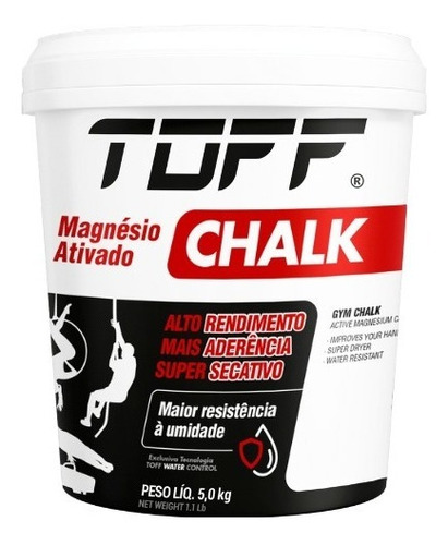 Toff Chalk - Magnésio Ativado -5 Kg