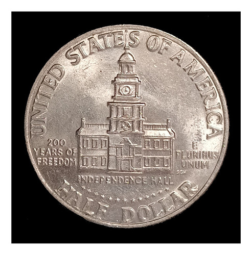 Estados Unidos 1/2 Dólar 1976 Sc Km 205 Independencia