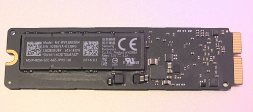 Disco Solido Samsung Mz-jpv1280/0a4 128 Gb Ssd Macbook Apple